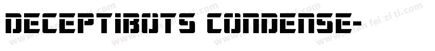 Deceptibots Condense字体转换